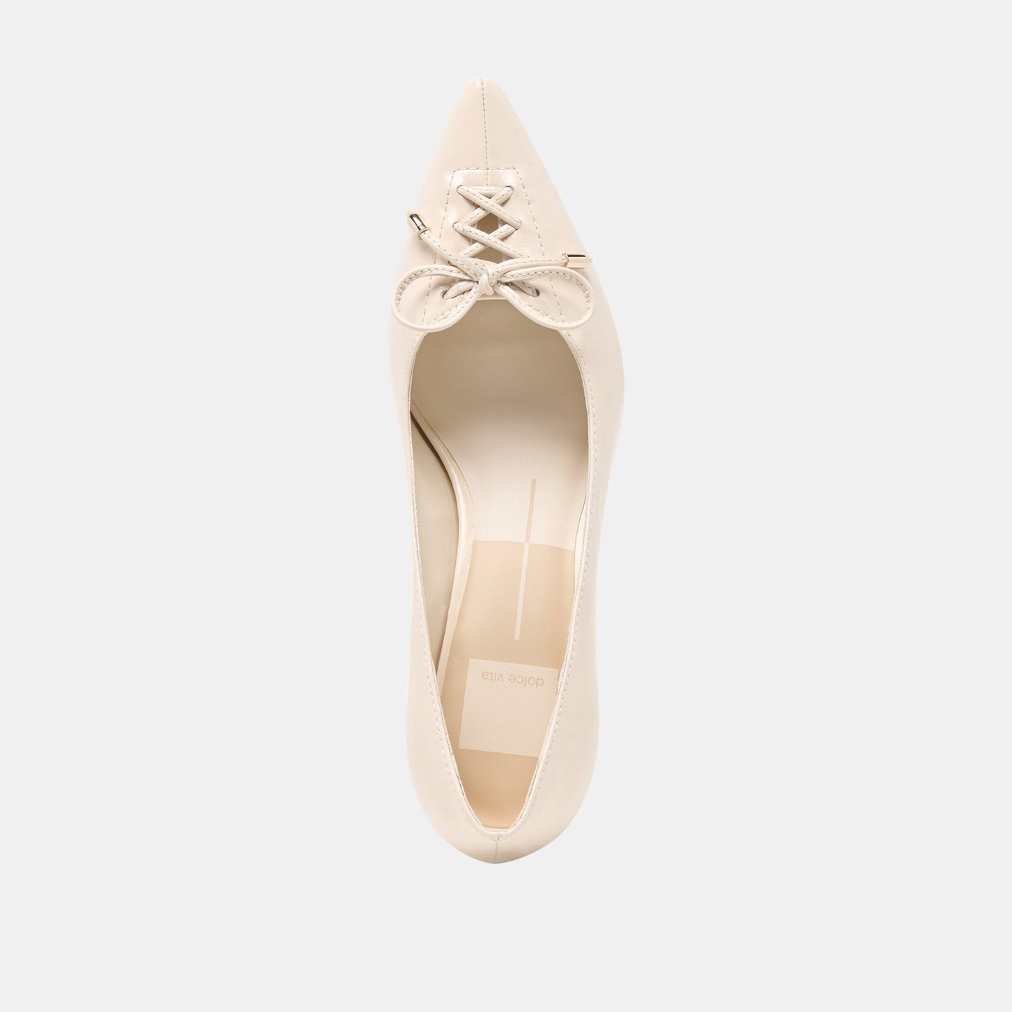 Clarie Bone Crinkle Patent Leather Heels Dolce Vita