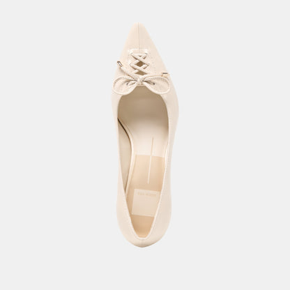 Clarie Bone Crinkle Patent Leather Heels Dolce Vita