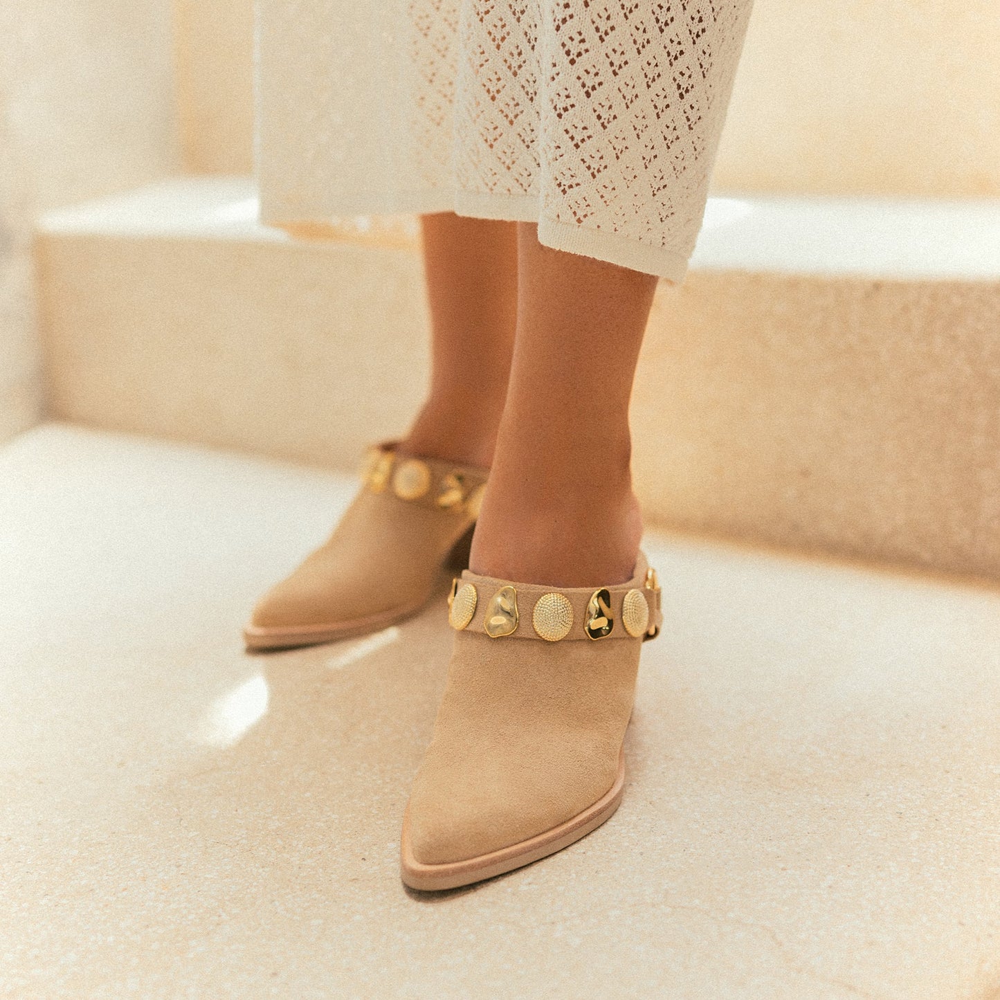 Kanyon Dune Suede Heels Dolce Vita