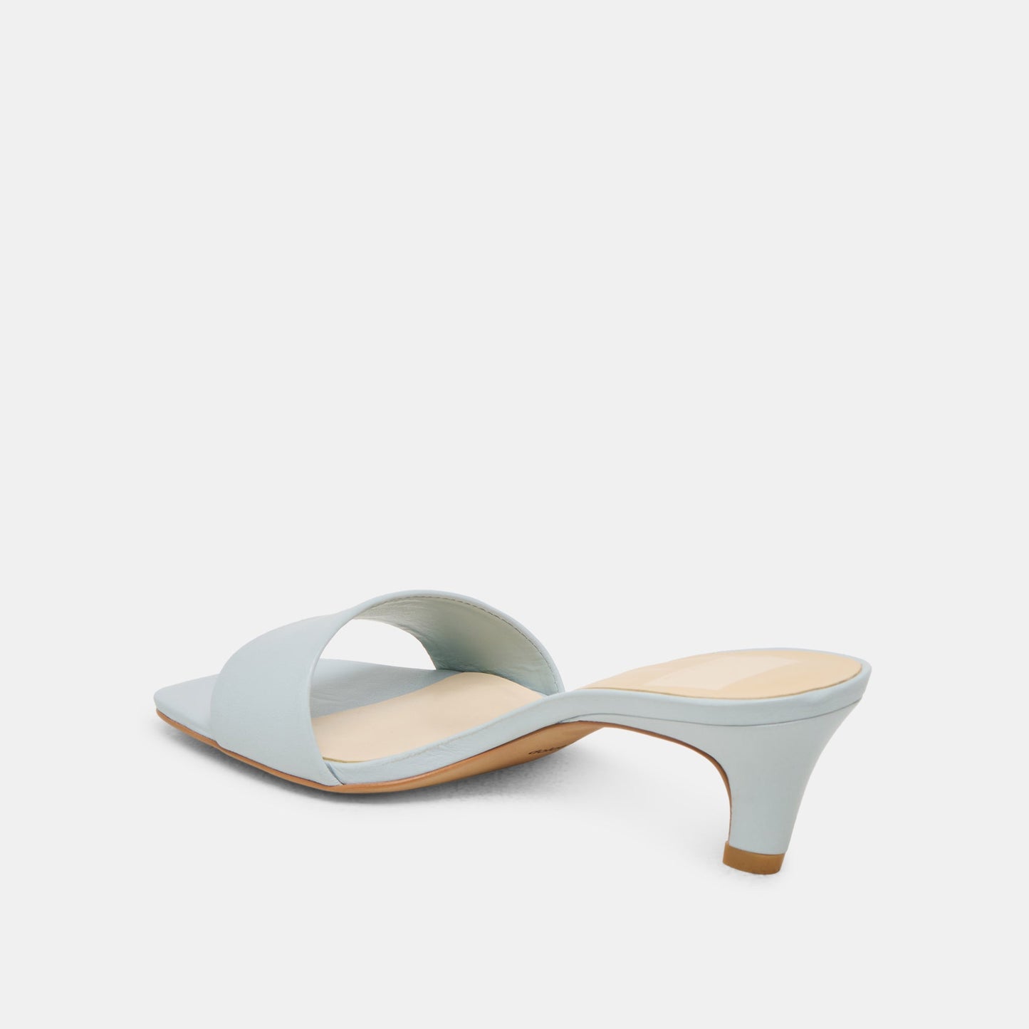 Rexa Ice Blue Leather Heels Dolce Vita