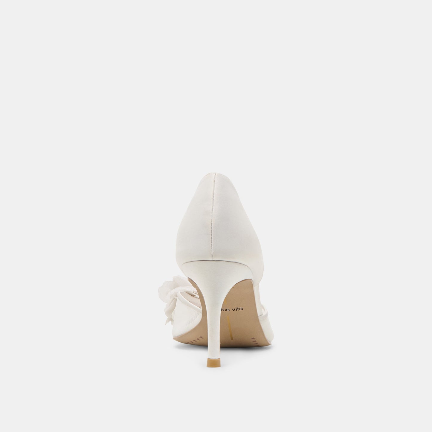 Evelin White Mesh Heels Dolce Vita