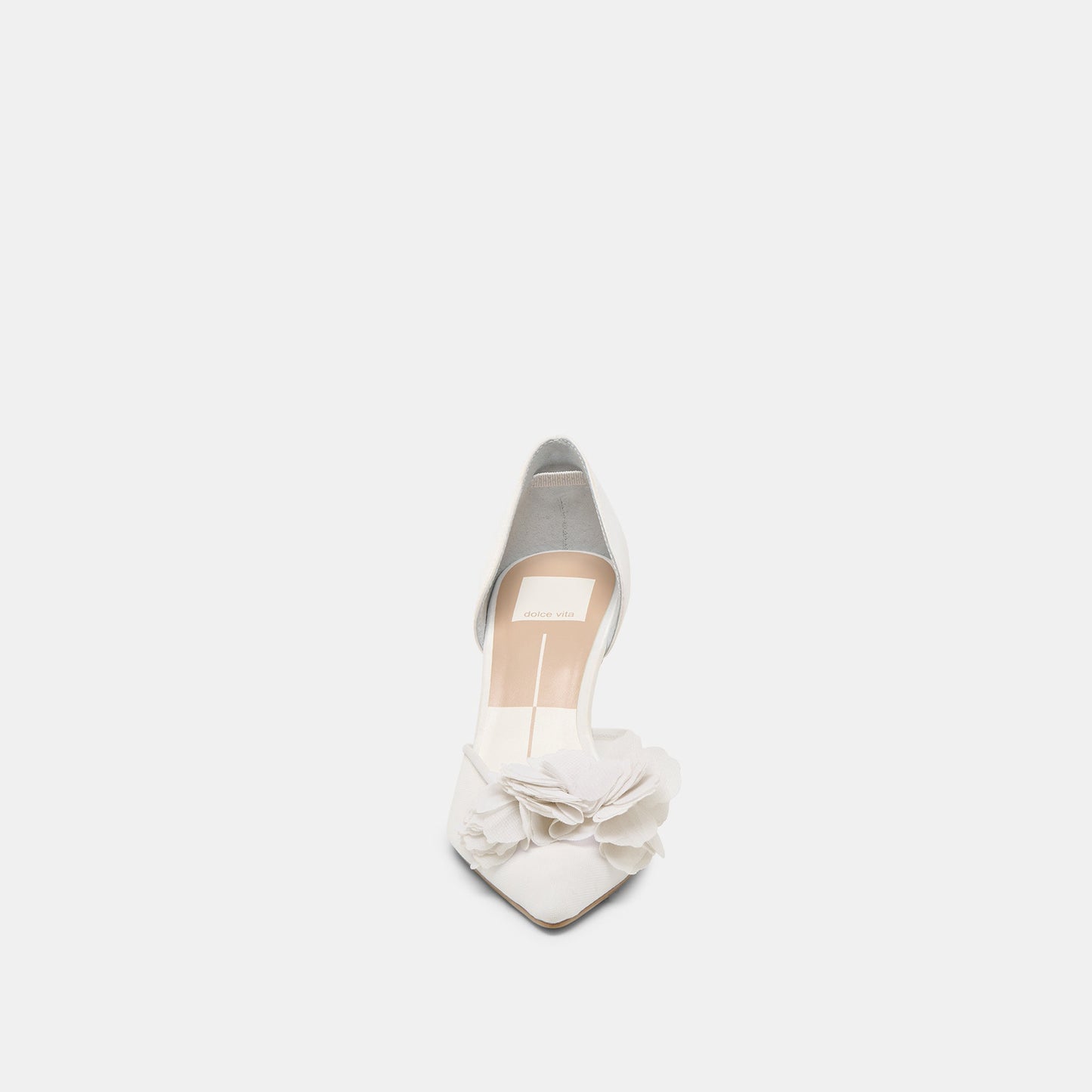 Evelin White Mesh Heels Dolce Vita
