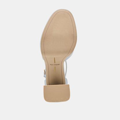 PANDRO HEELS LIGHT BLUE SATIN Dolce Vita