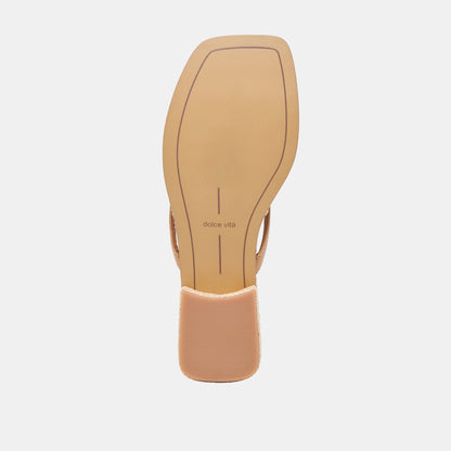 BARTY SANDALS LIGHT TAN LEATHER Dolce Vita