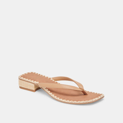 BARTY SANDALS LIGHT TAN LEATHER Dolce Vita
