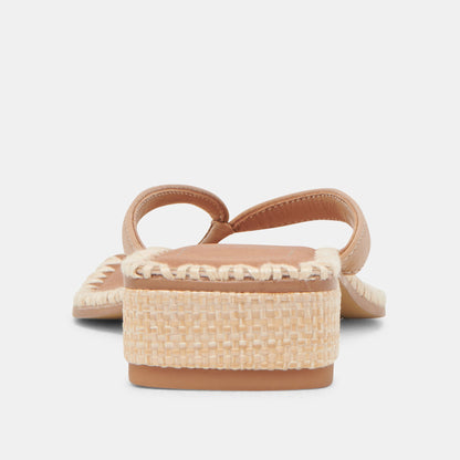 BARTY SANDALS LIGHT TAN LEATHER Dolce Vita
