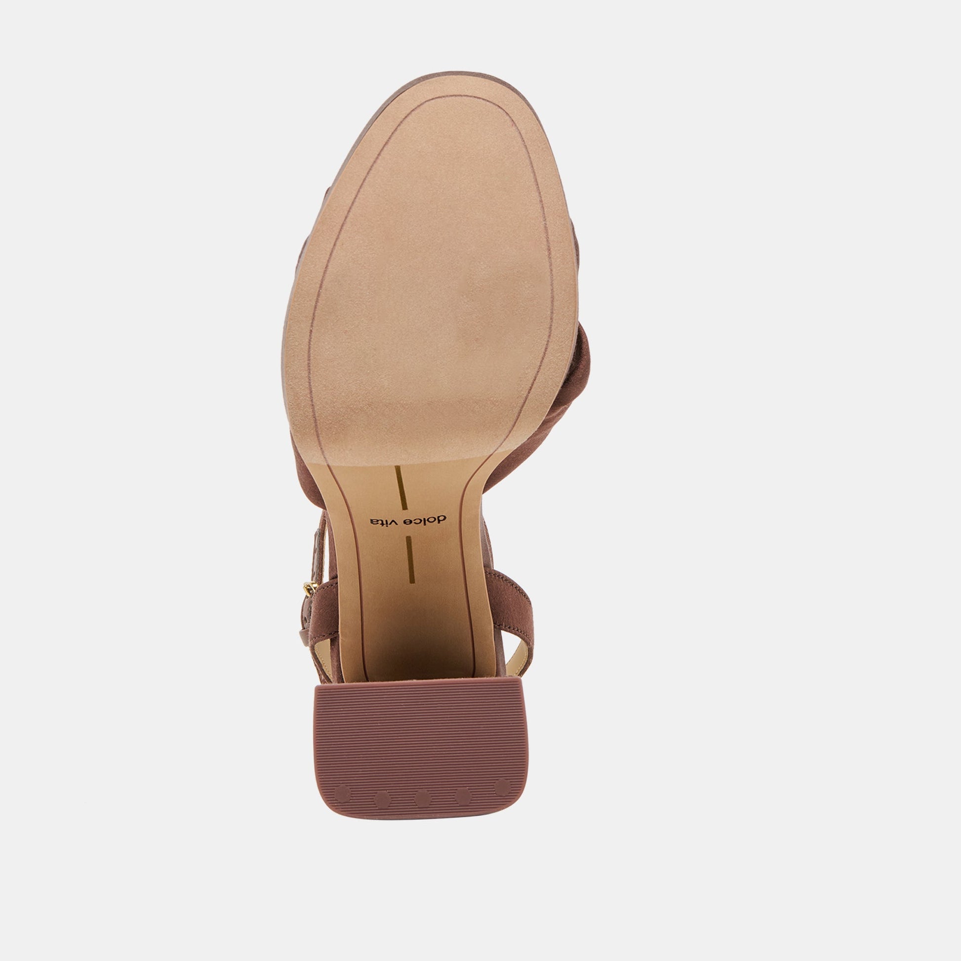 PARLO HEELS MID BROWN SATIN Dolce Vita