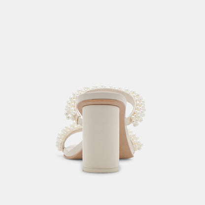 NOEL Heels Vanilla Pearls Dolce Vita