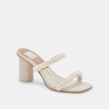 NOEL Heels Vanilla Pearls Dolce Vita