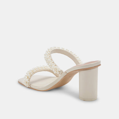 NOEL Heels Vanilla Pearls Dolce Vita
