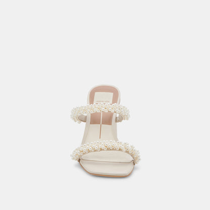 NOEL Heels Vanilla Pearls Dolce Vita