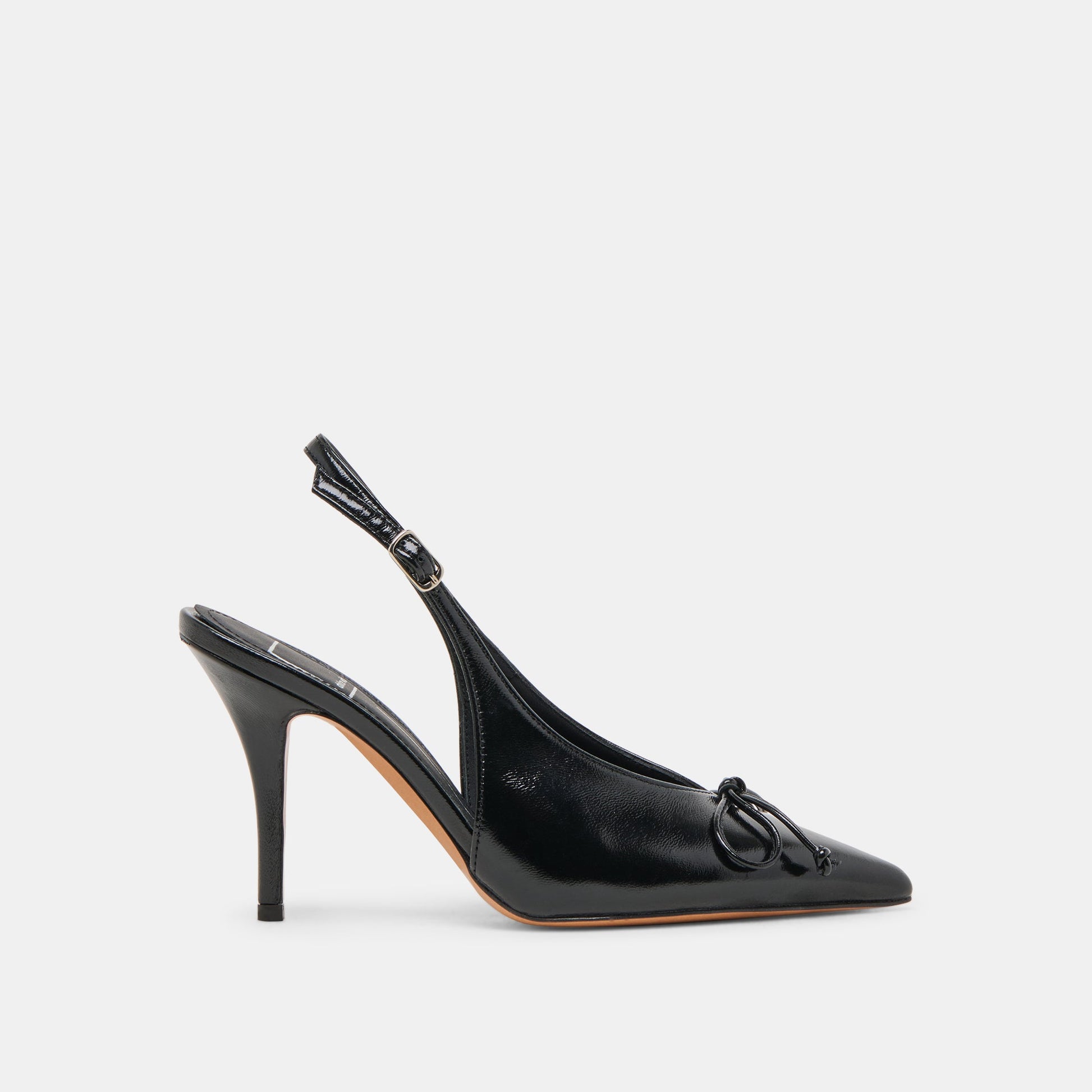 GEENA HEELS BLACK LEATHER Dolce Vita