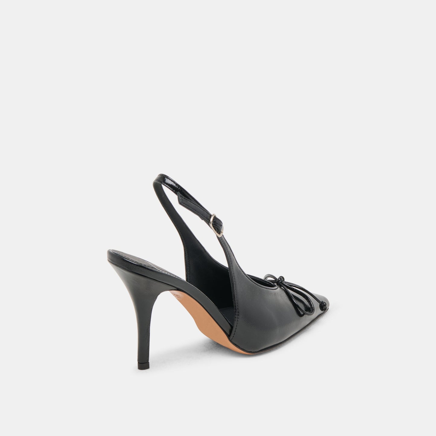 GEENA HEELS BLACK LEATHER Dolce Vita