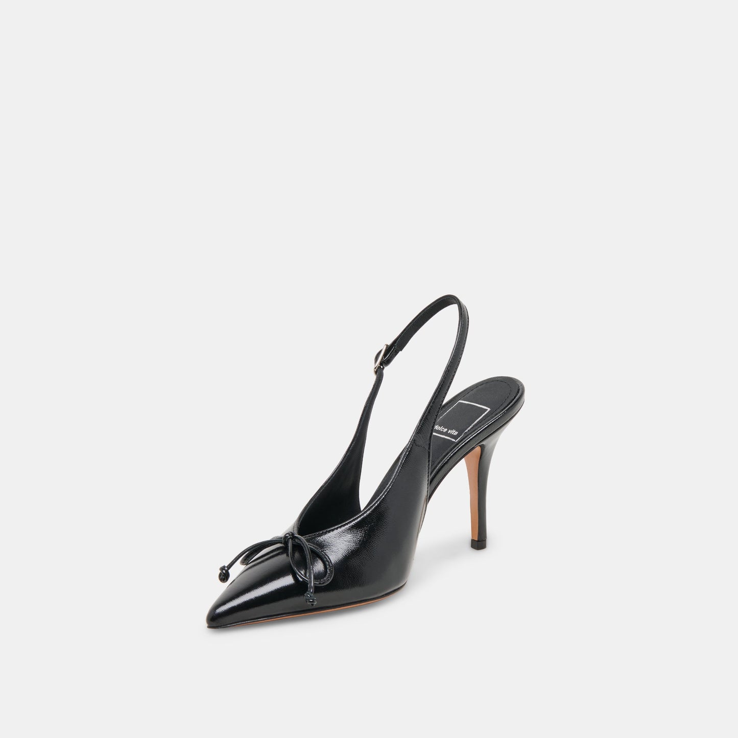 GEENA HEELS BLACK LEATHER Dolce Vita