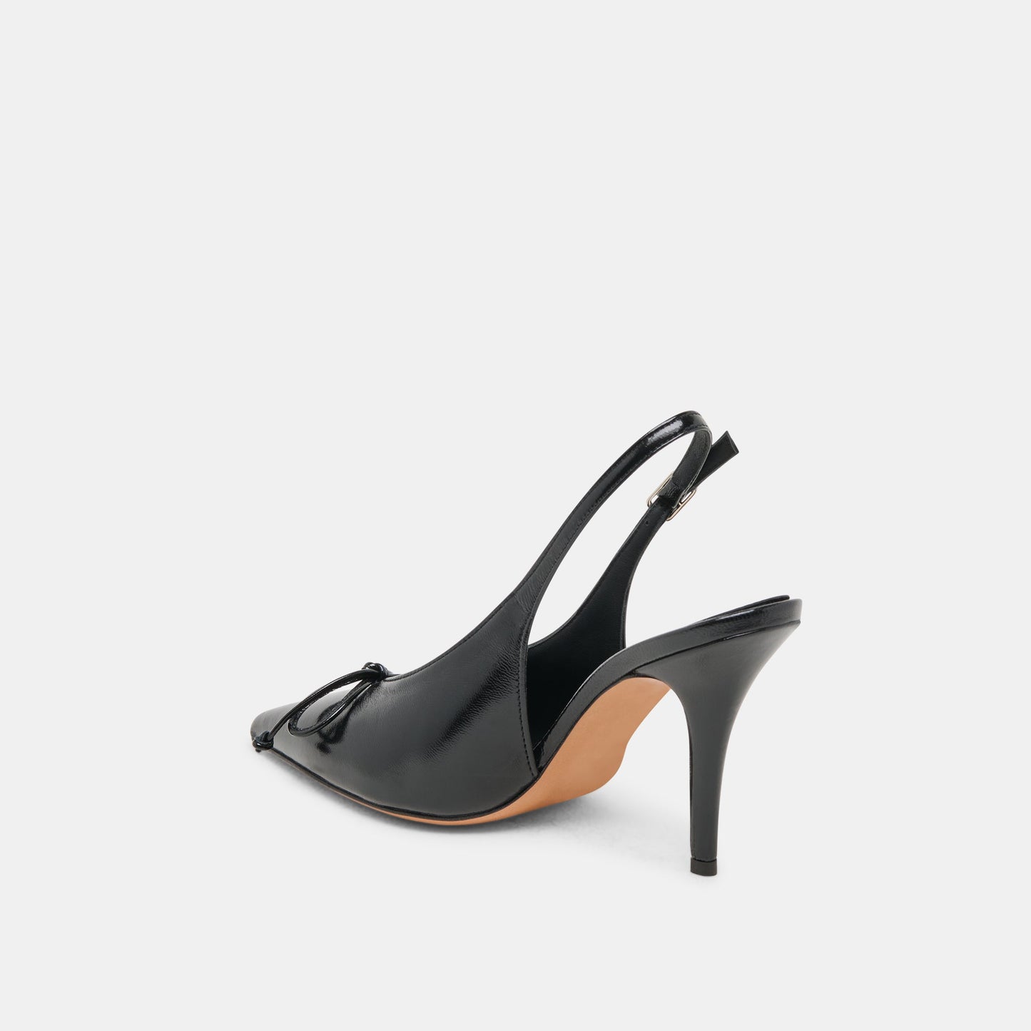 GEENA HEELS BLACK LEATHER Dolce Vita