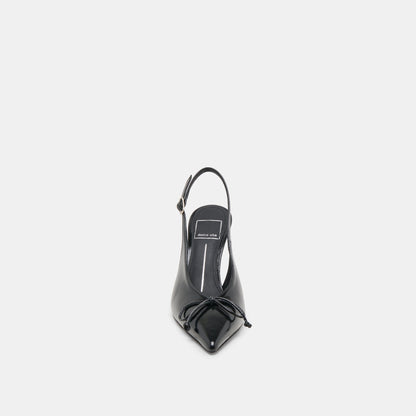 GEENA HEELS BLACK LEATHER Dolce Vita