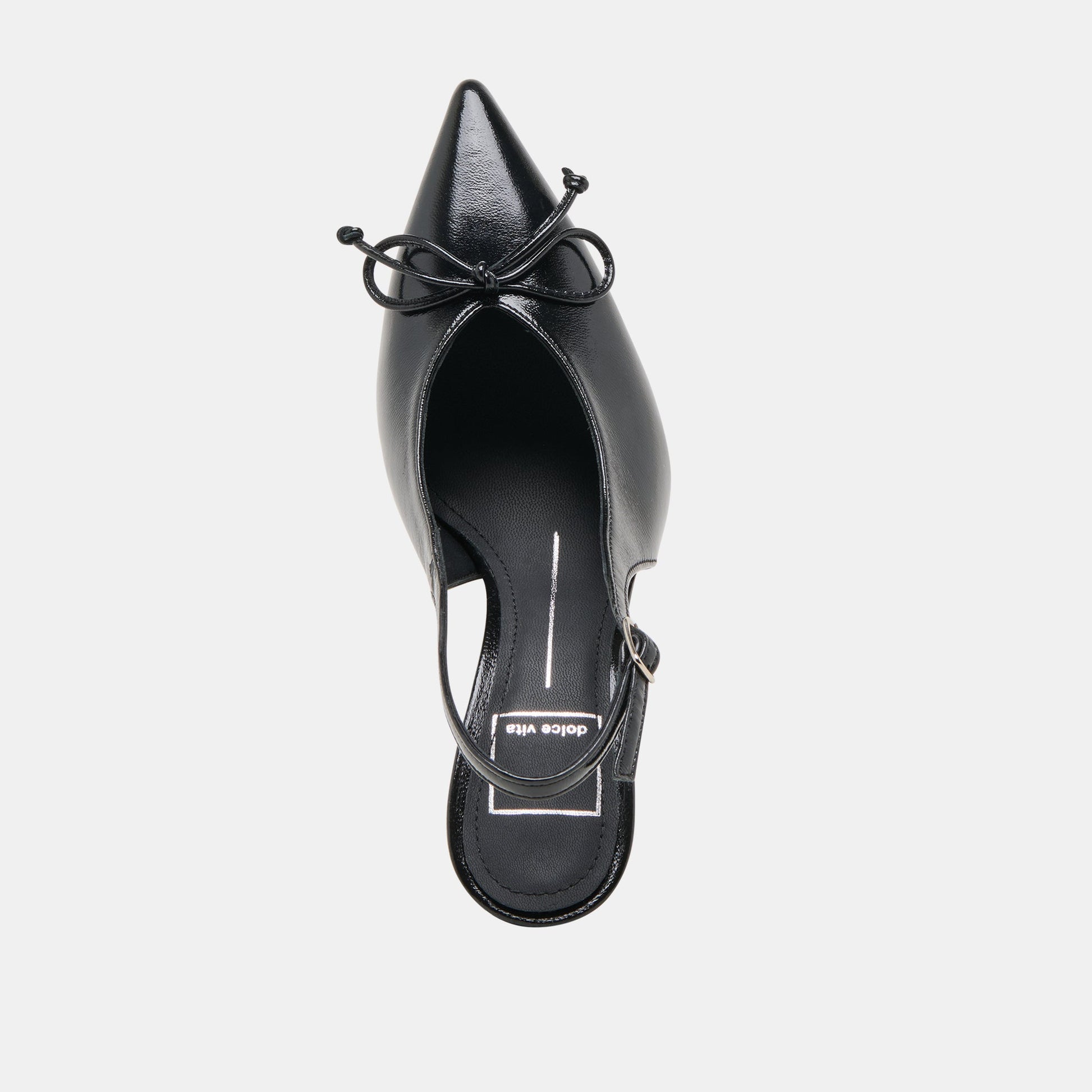 GEENA HEELS BLACK LEATHER Dolce Vita