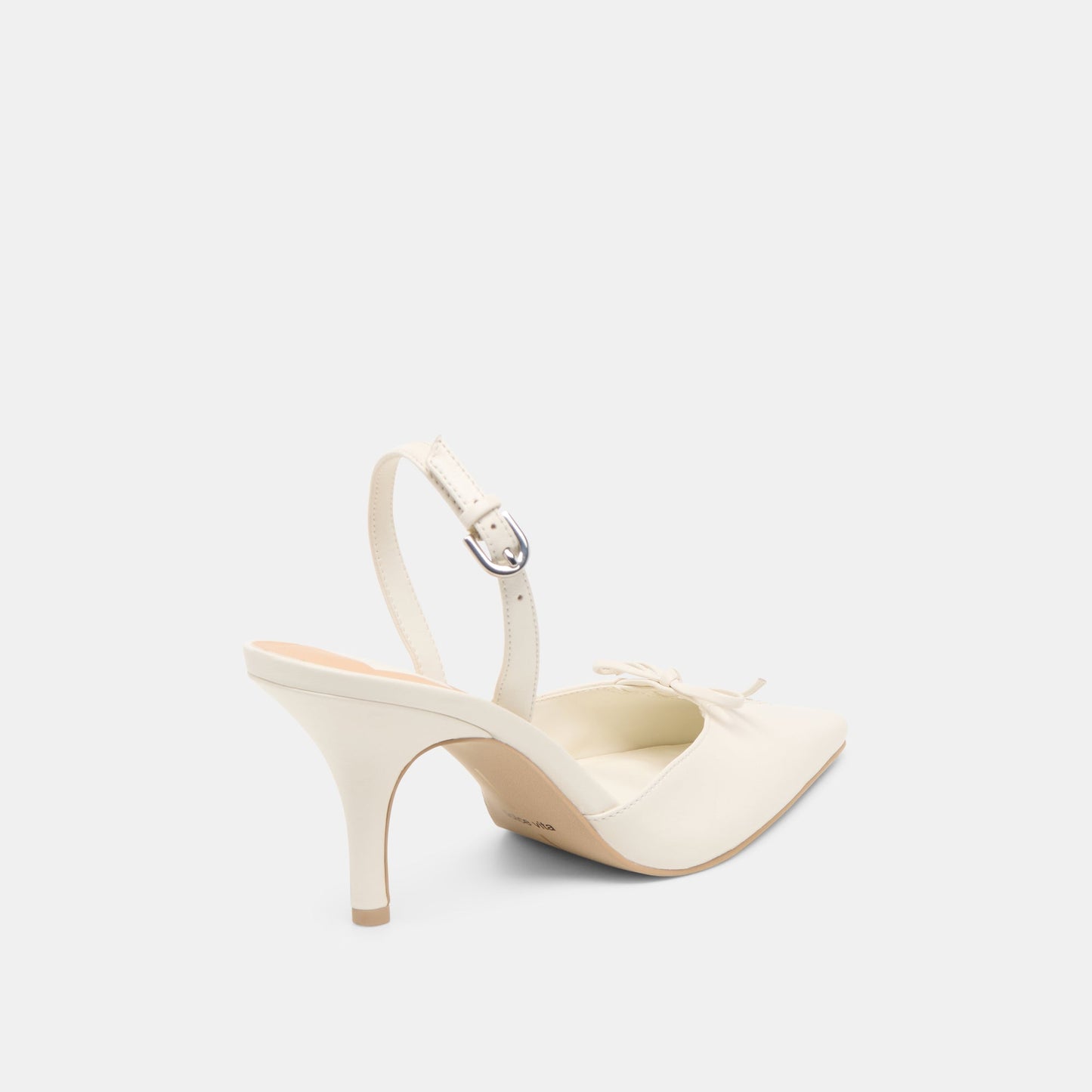 Hamya White Leather Heels Dolce Vita