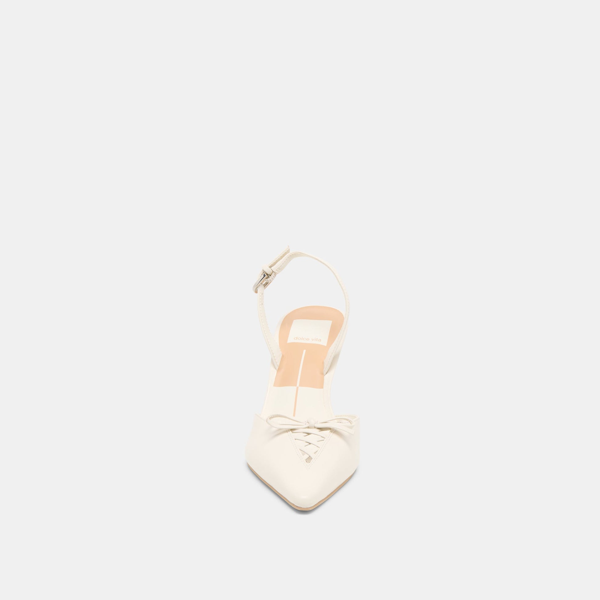 Hamya White Leather Heels Dolce Vita