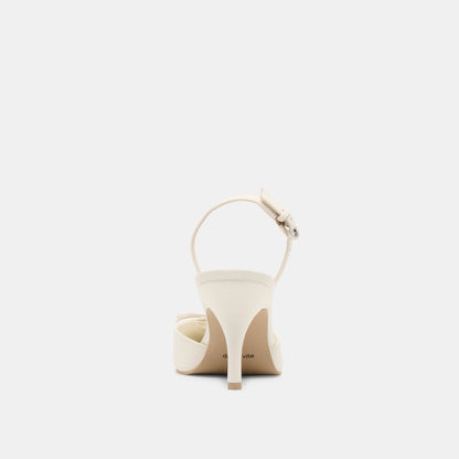 Hamya White Leather Heels Dolce Vita