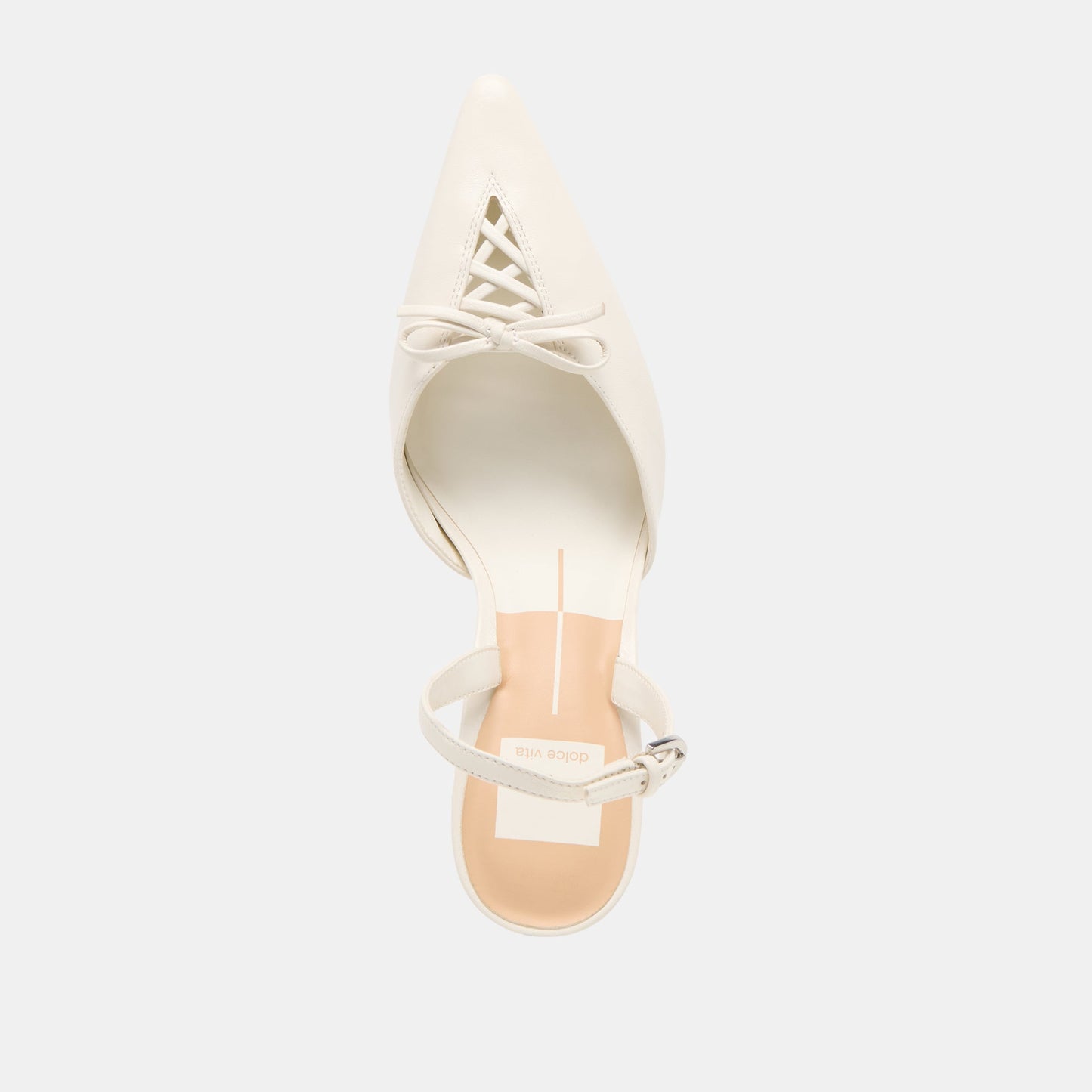 Hamya White Leather Heels Dolce Vita