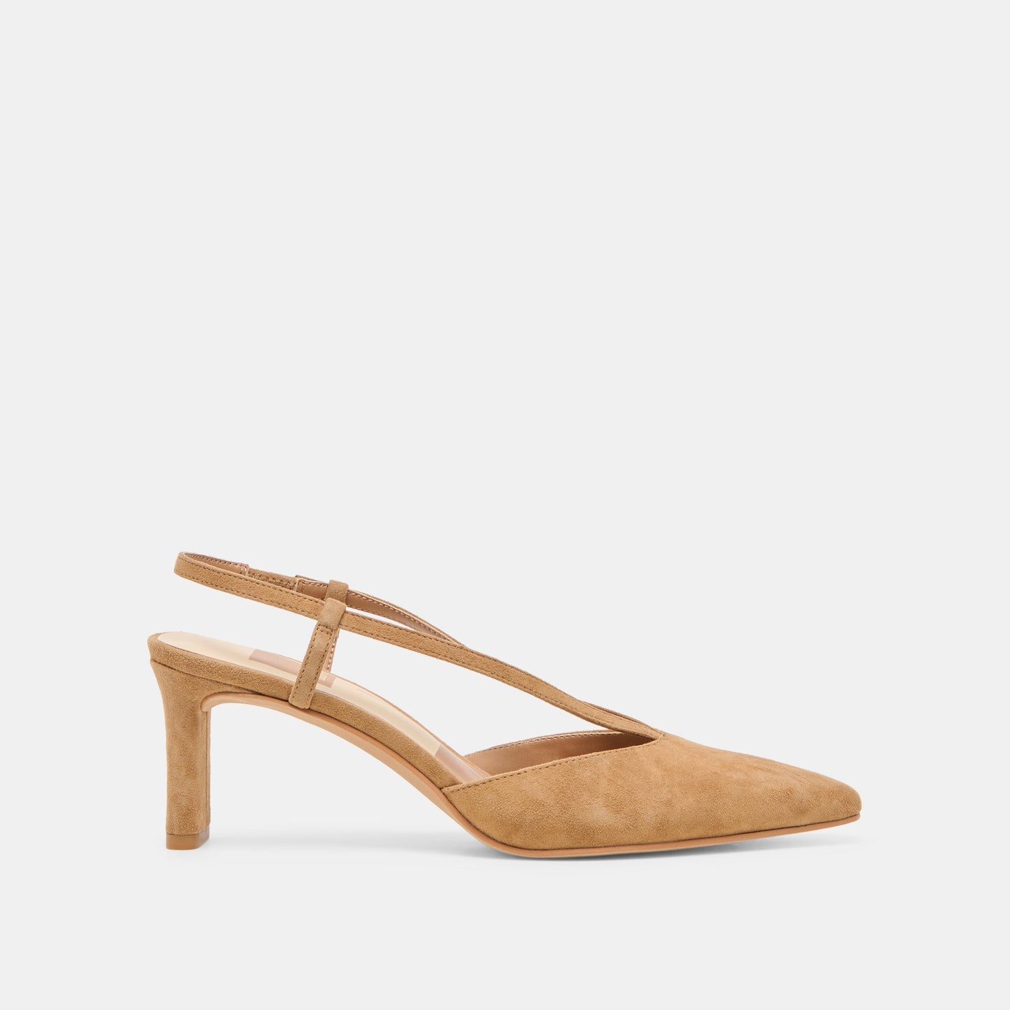 Ginay Lt Brown Suede Heels Dolce Vita