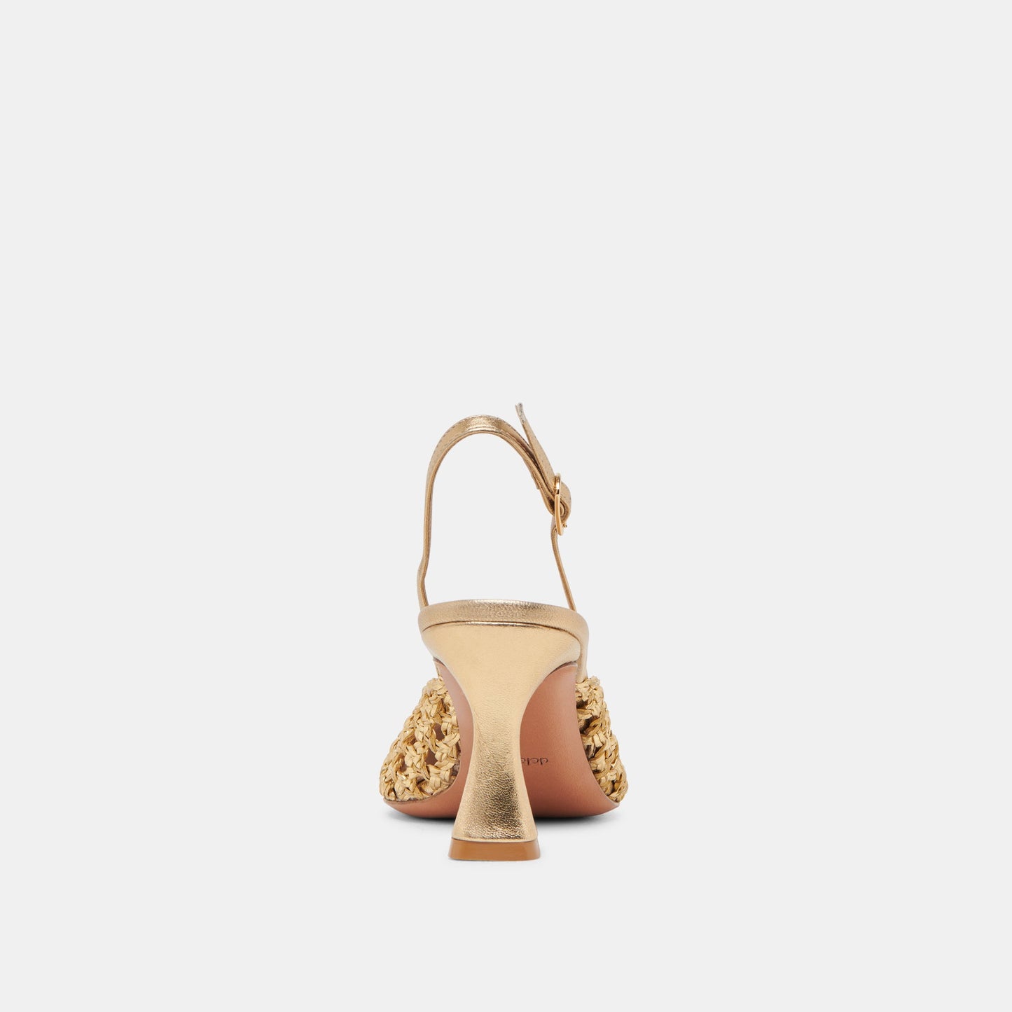 GLORIA HEELS GOLD WOVEN Dolce Vita
