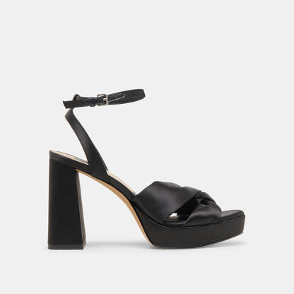 PARLO HEELS ONYX SATIN Dolce Vita