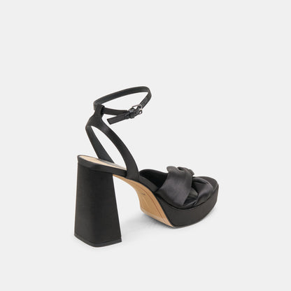 PARLO HEELS ONYX SATIN Dolce Vita