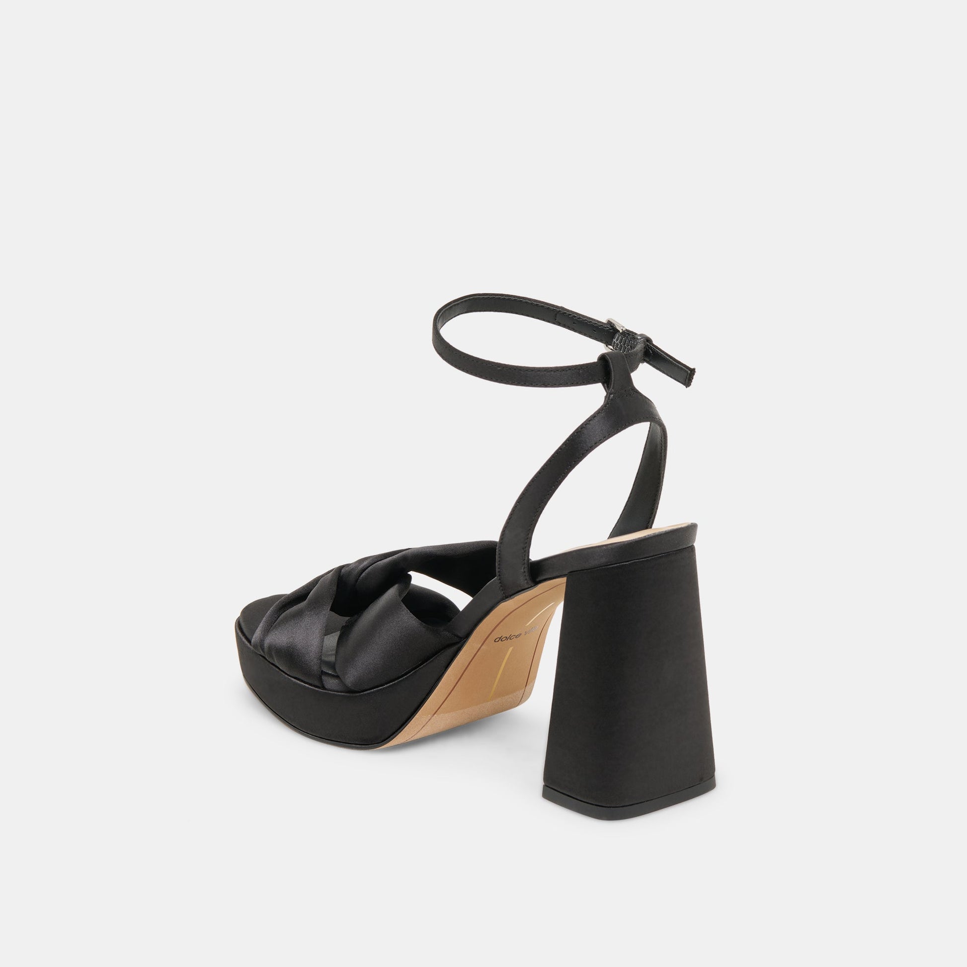 PARLO HEELS ONYX SATIN Dolce Vita