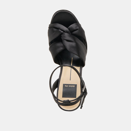 PARLO HEELS ONYX SATIN Dolce Vita