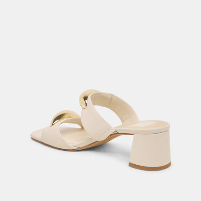 Barnet Bone Leather Heels Dolce Vita