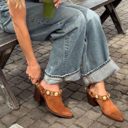 Kanyon Brown Suede Heels Dolce Vita
