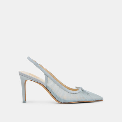 Yela Light Blue Tulle Heels Dolce Vita