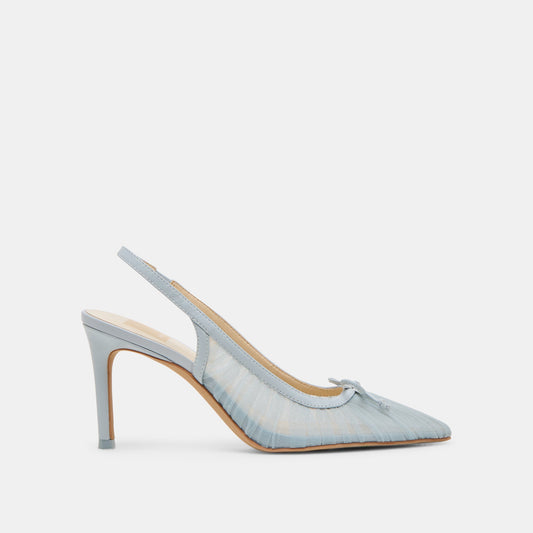 Yela Light Blue Tulle Heels Dolce Vita
