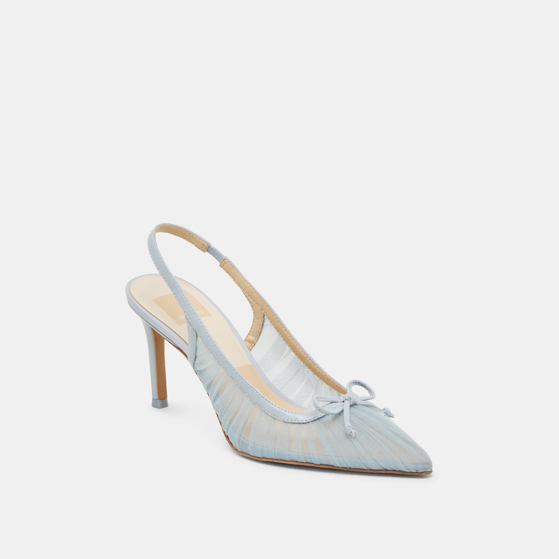 Yela Light Blue Tulle Heels Dolce Vita