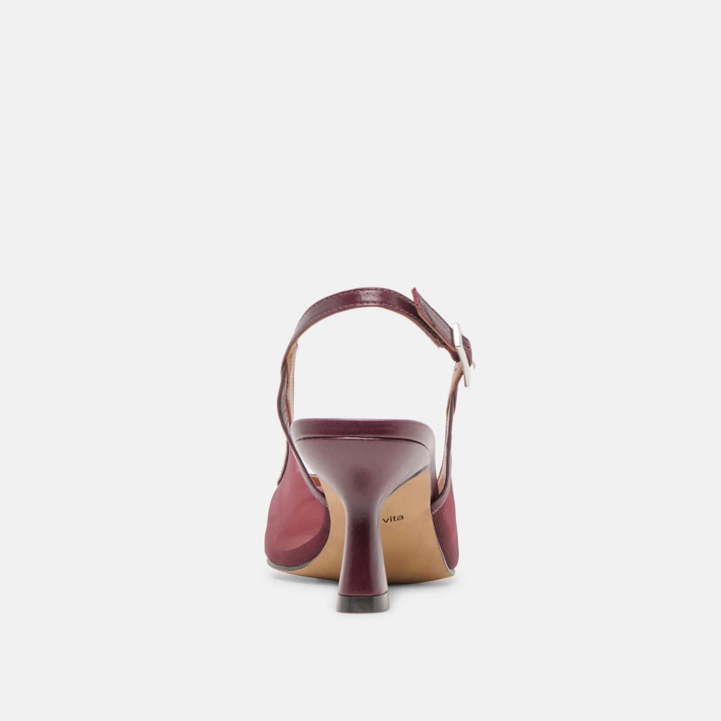 Lorine Burgundy Mesh Heels Dolce Vita
