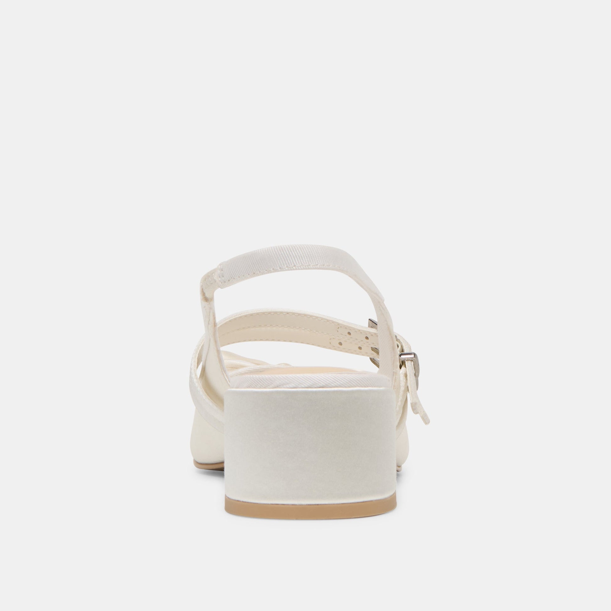 Loris True White Satin Heels Dolce Vita