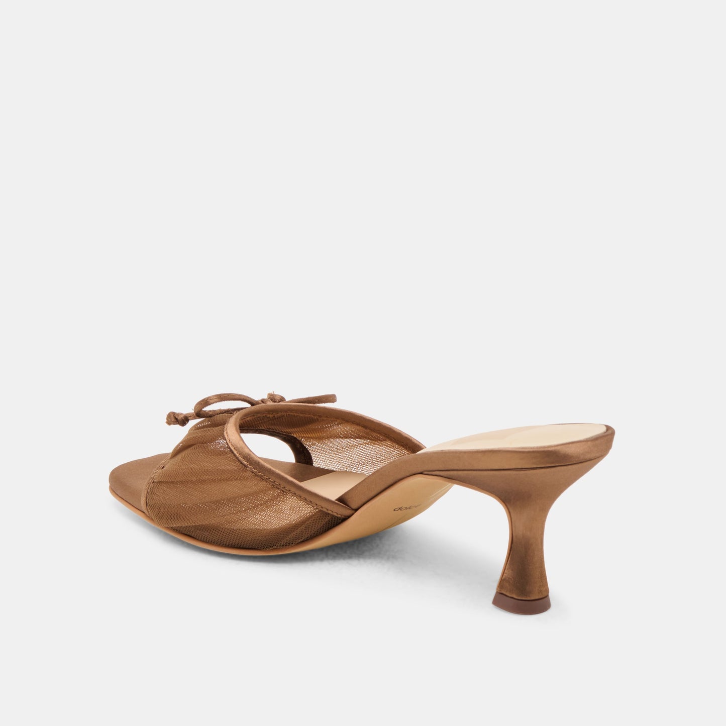 Galen Mid Brown Tulle Heels Dolce Vita