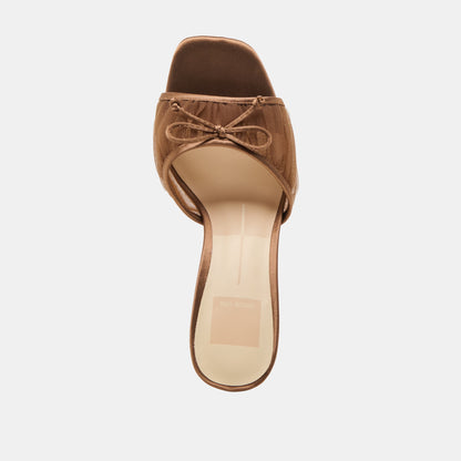 Galen Mid Brown Tulle Heels Dolce Vita
