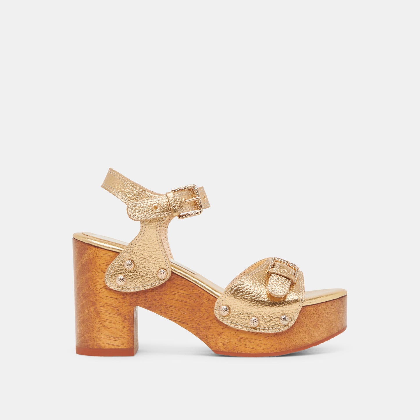 YANDY HEELS GOLD LEATHER Dolce Vita