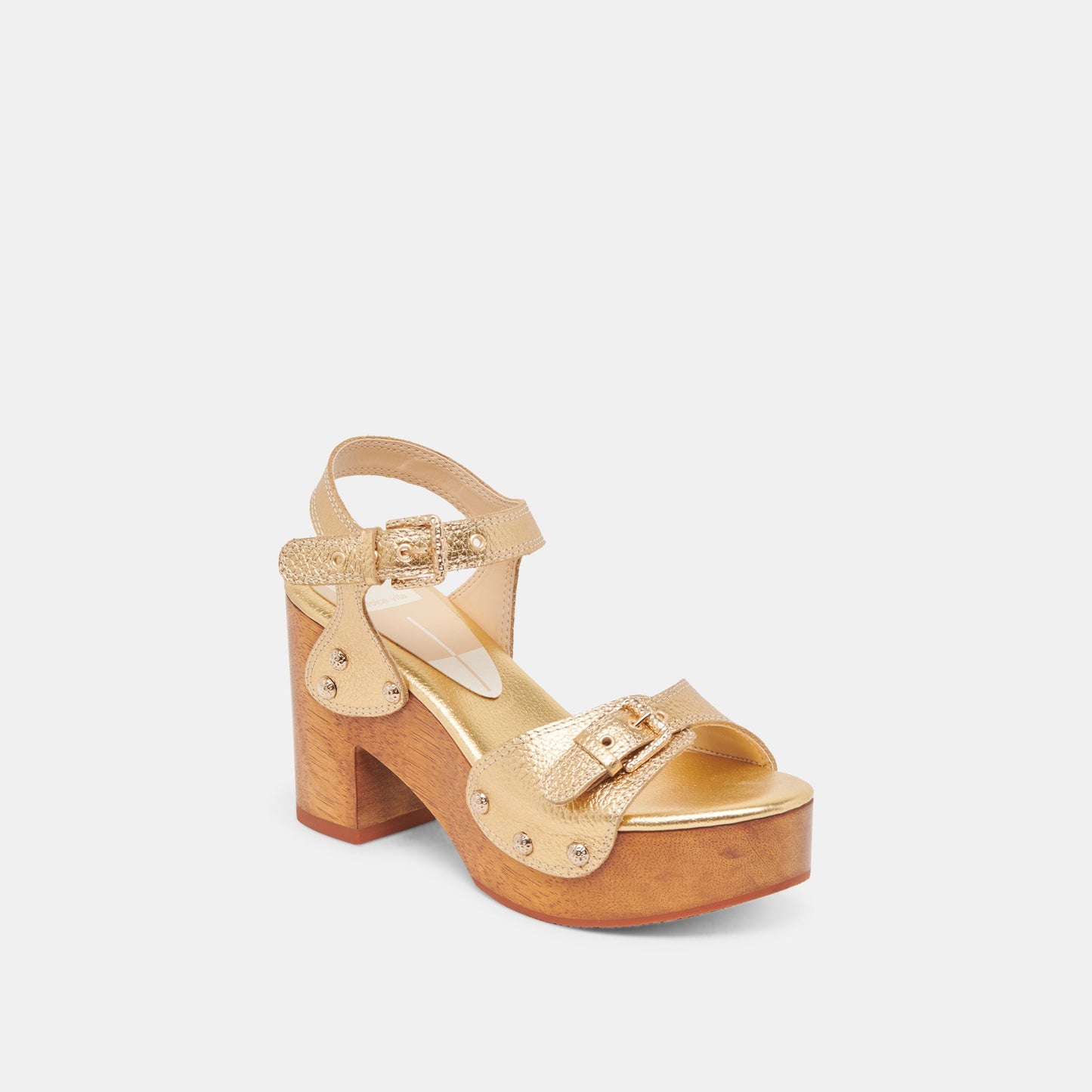 YANDY HEELS GOLD LEATHER Dolce Vita