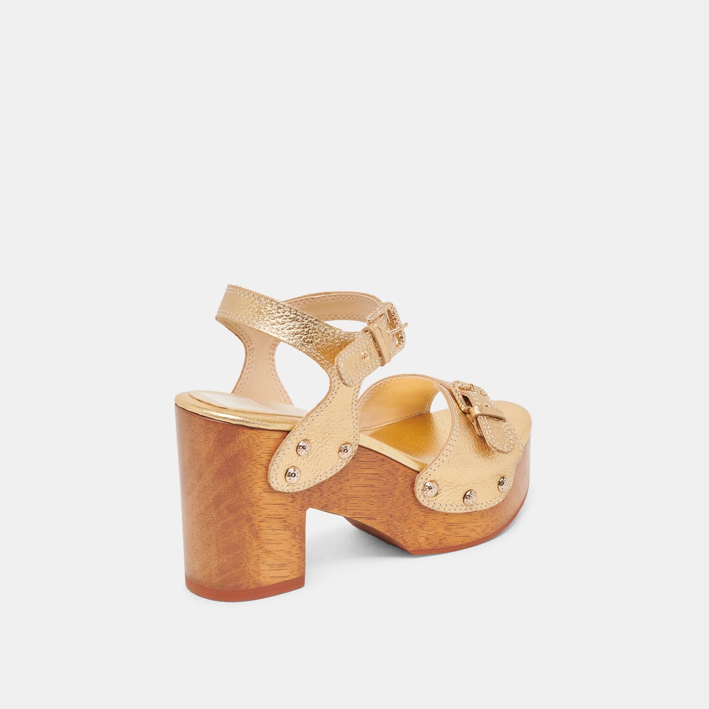 YANDY HEELS GOLD LEATHER Dolce Vita