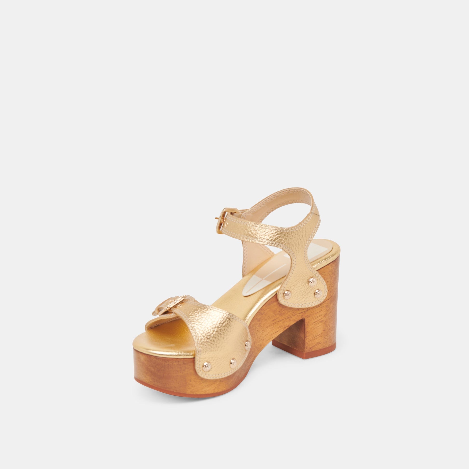 YANDY HEELS GOLD LEATHER Dolce Vita