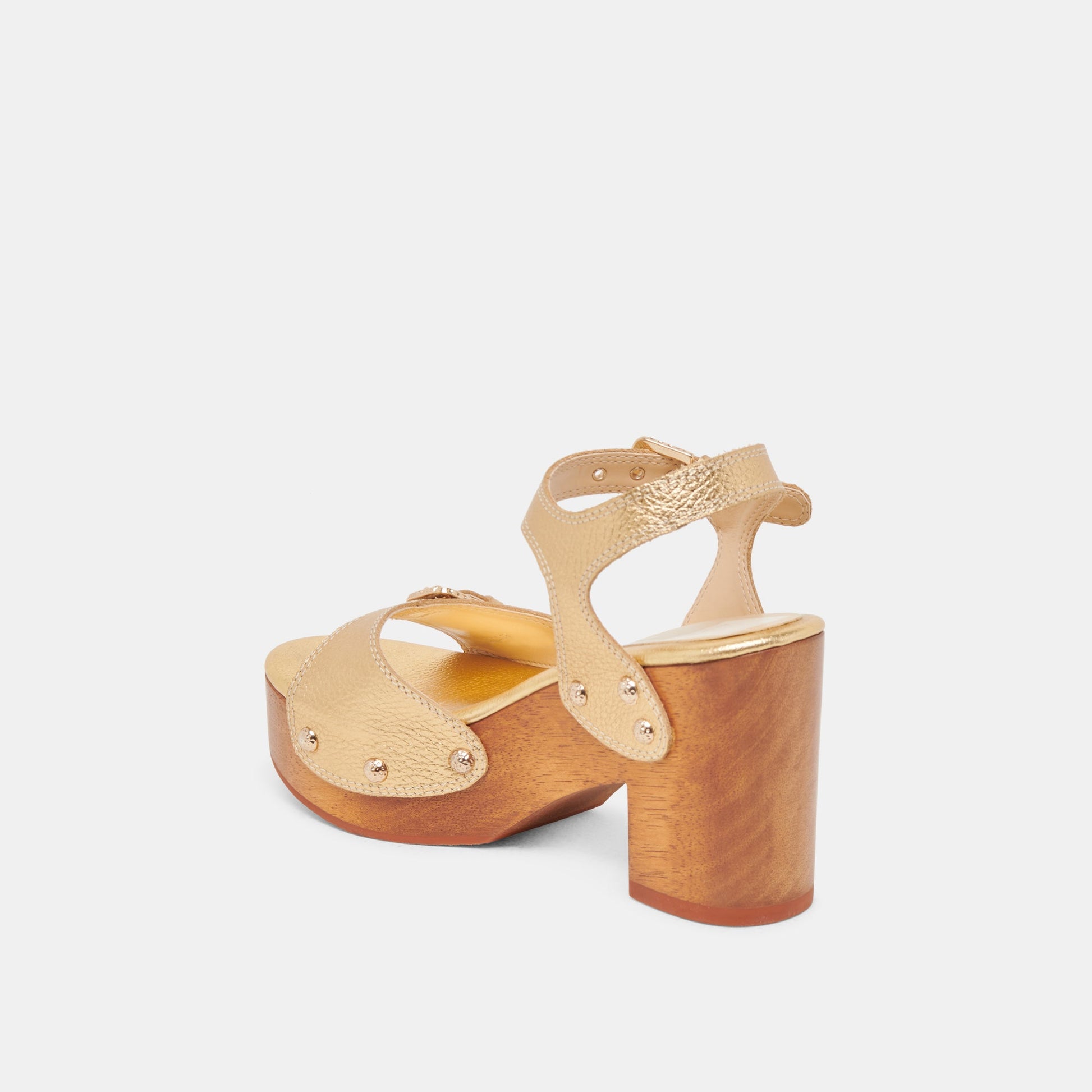 YANDY HEELS GOLD LEATHER Dolce Vita
