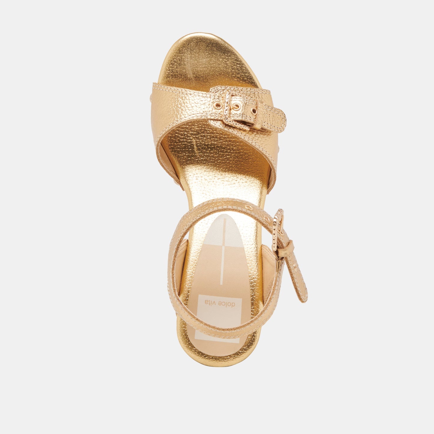 YANDY HEELS GOLD LEATHER Dolce Vita