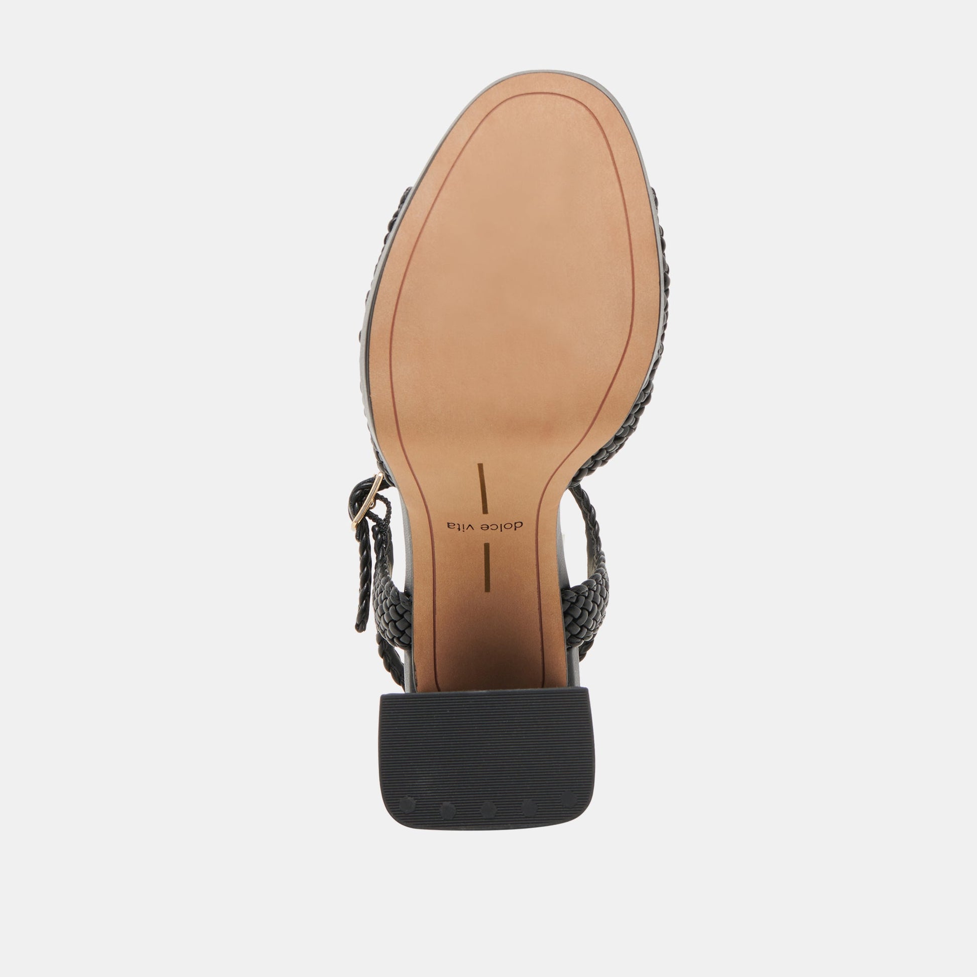 PEYTEN WIDE HEELS BLACK WOVEN STELLA Dolce Vita