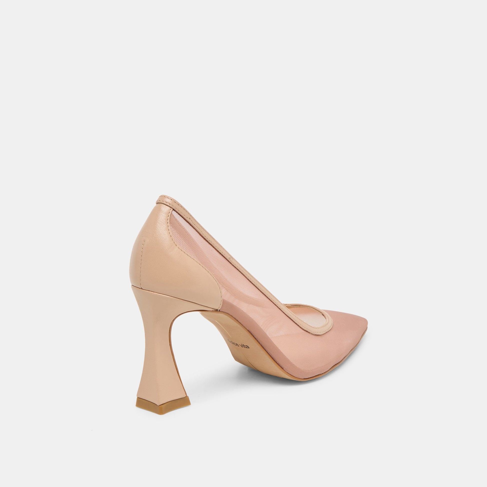 Malory Lt Tan Mesh Heels Dolce Vita