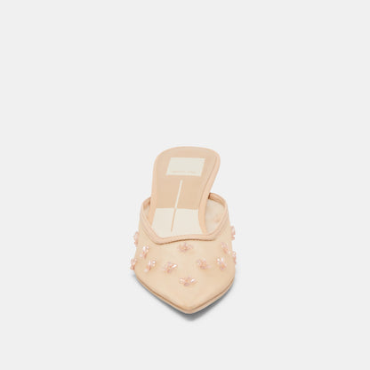 Clara French Vanilla Mesh Heels Dolce Vita