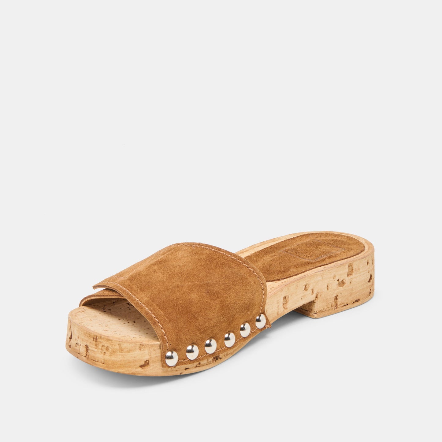 Sandy Chestnut Suede Sandals Dolce Vita